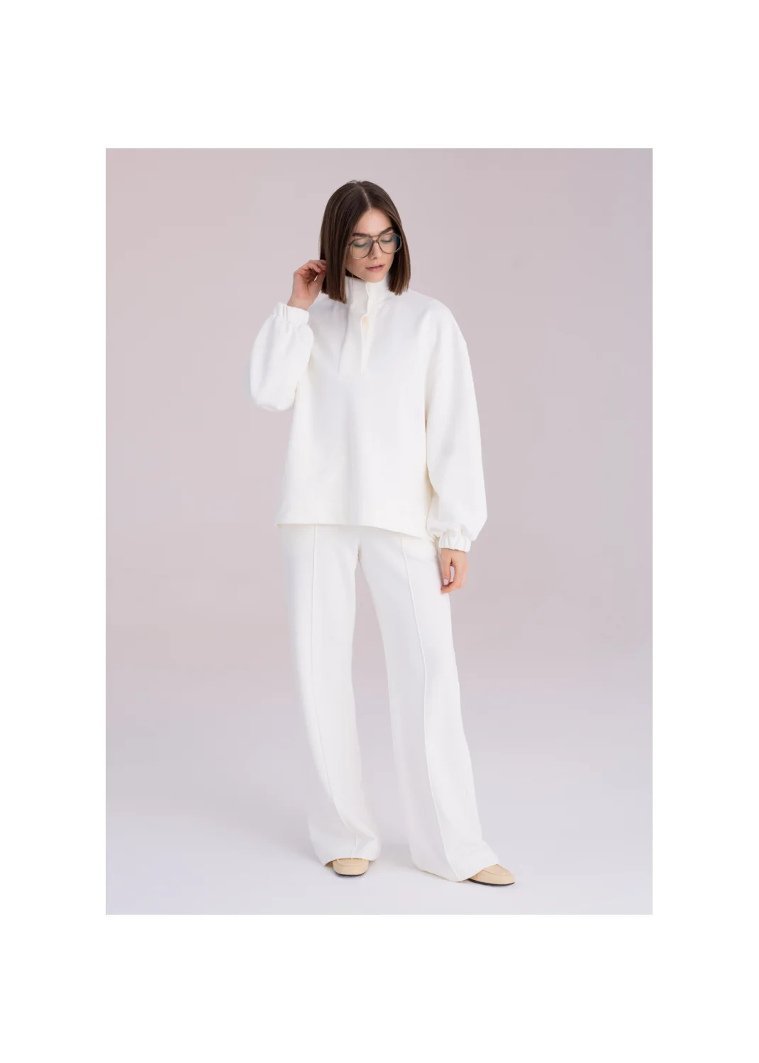 MORAINE trousers ecru - 176350