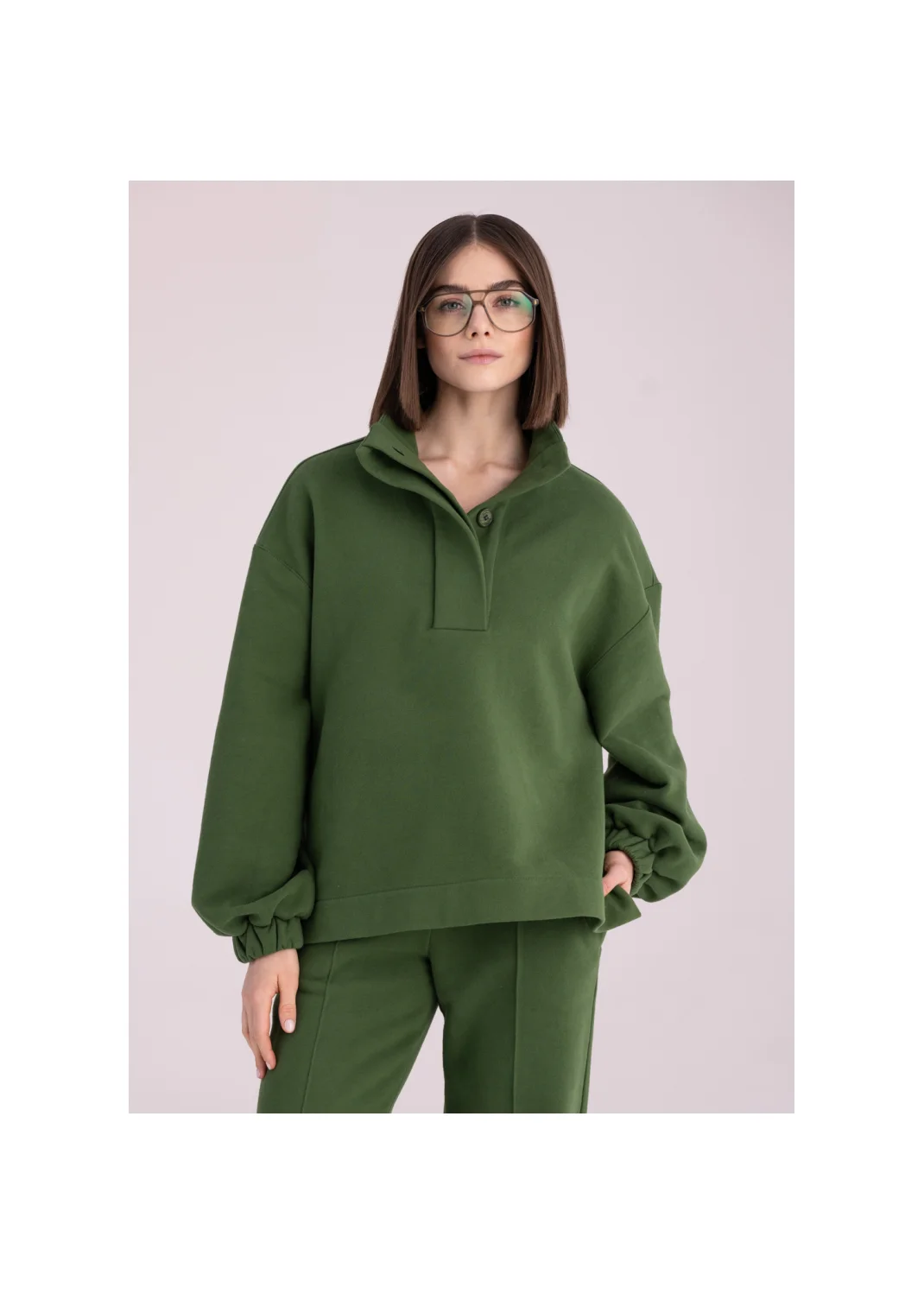MORAINE sweatshirt green - 176340