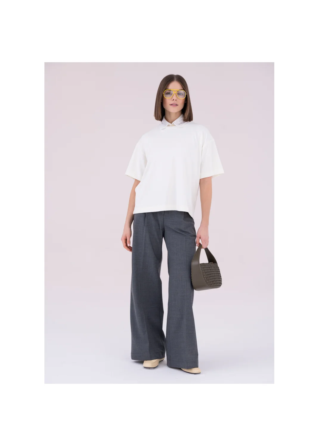 TOPAS trousers grey - 176322