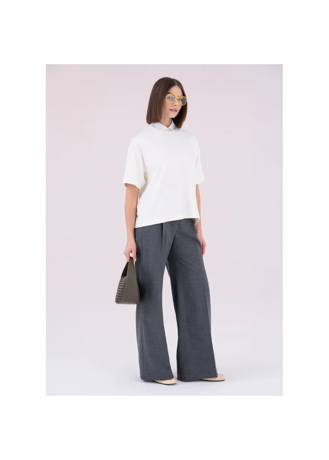 TOPAS trousers grey - 176323
