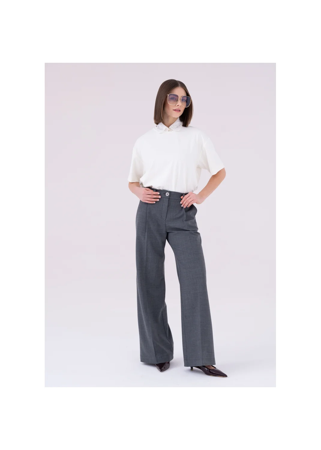 TOPAS trousers grey - 176328