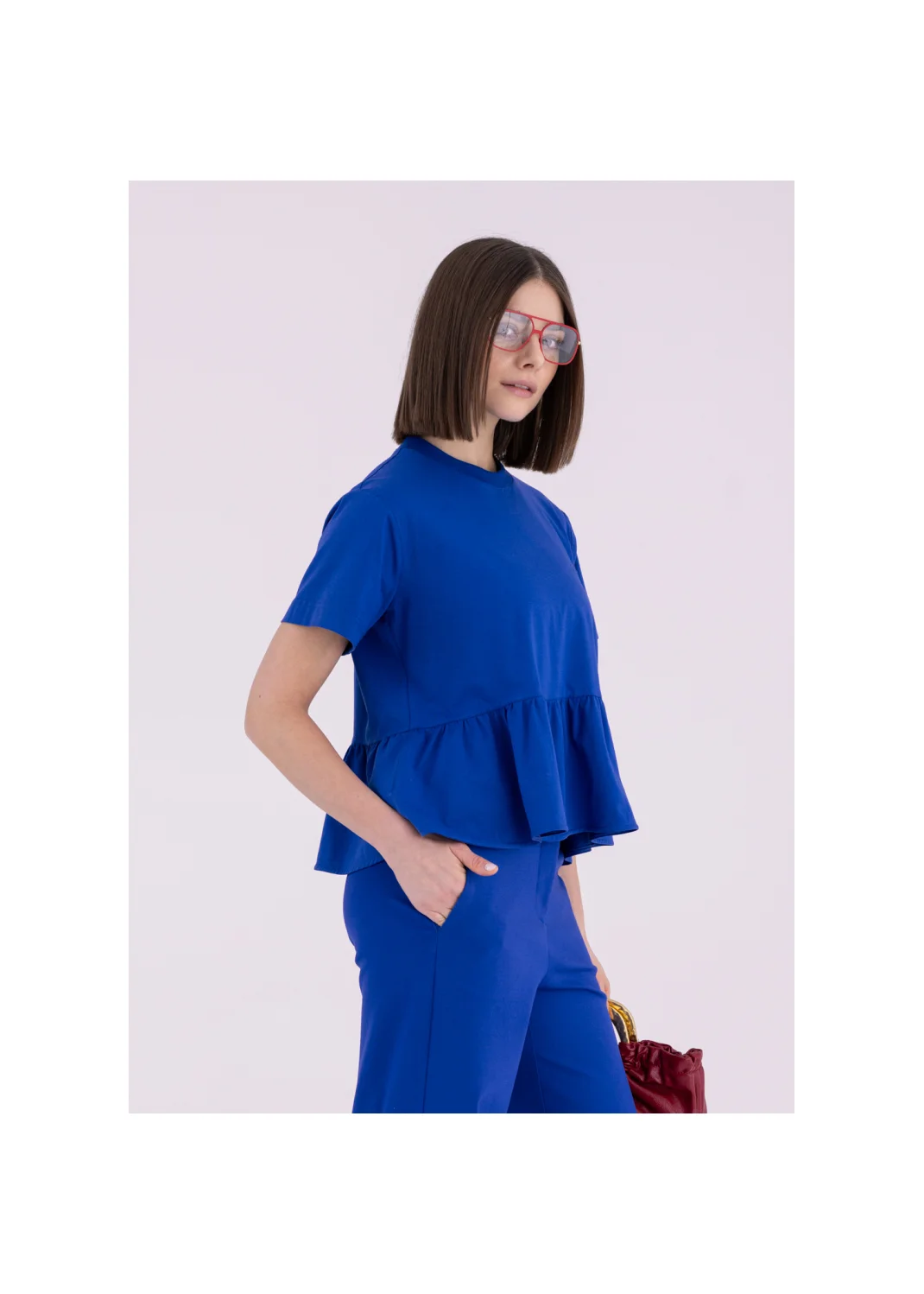  BLUFF indigo T-shirt - 176035