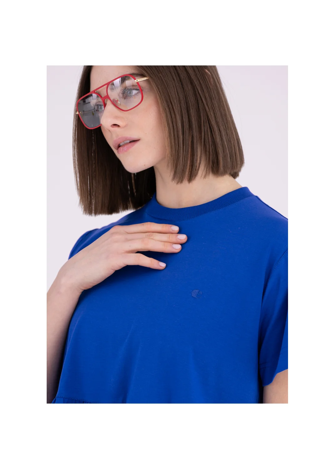 BLUFF indigo T-shirt - 176037
