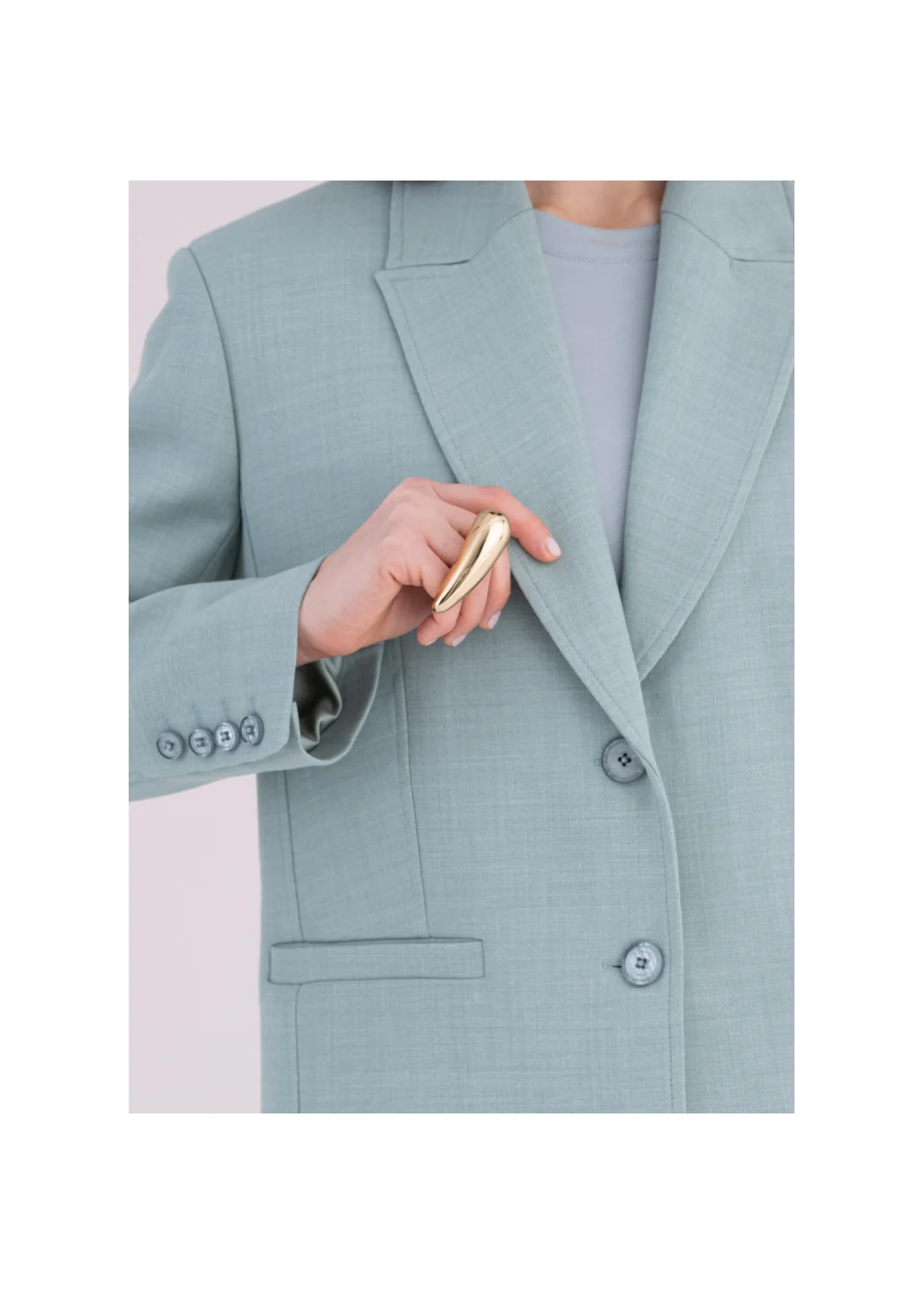 PLAID jacket sage - 180514