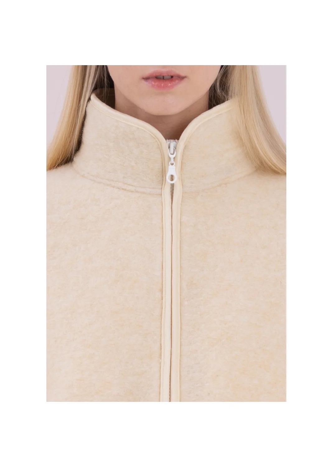 JADE fleece sweatshirt ecru  - 176839