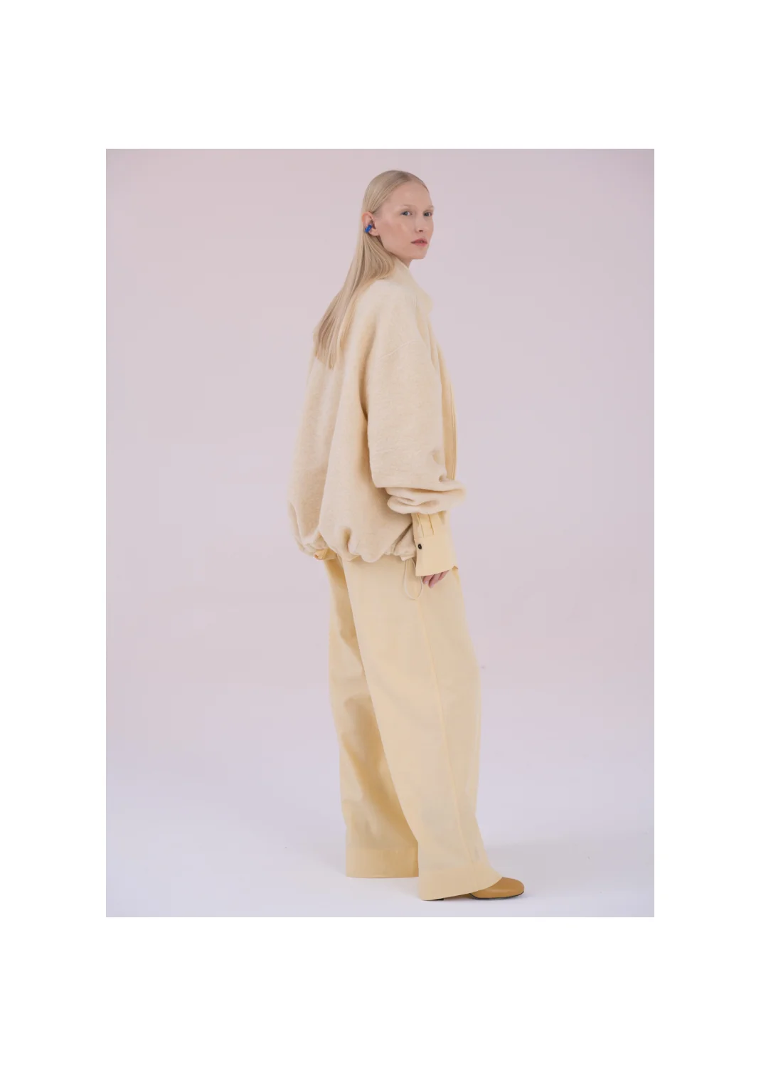 JADE fleece sweatshirt ecru  - 176832