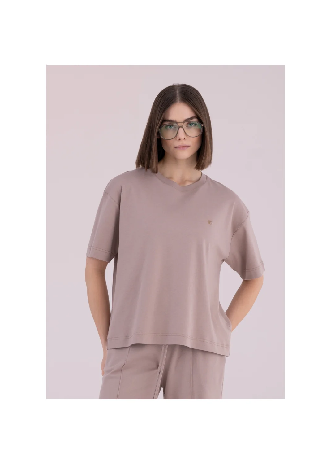MEGAN t-shirt mokka - 176729