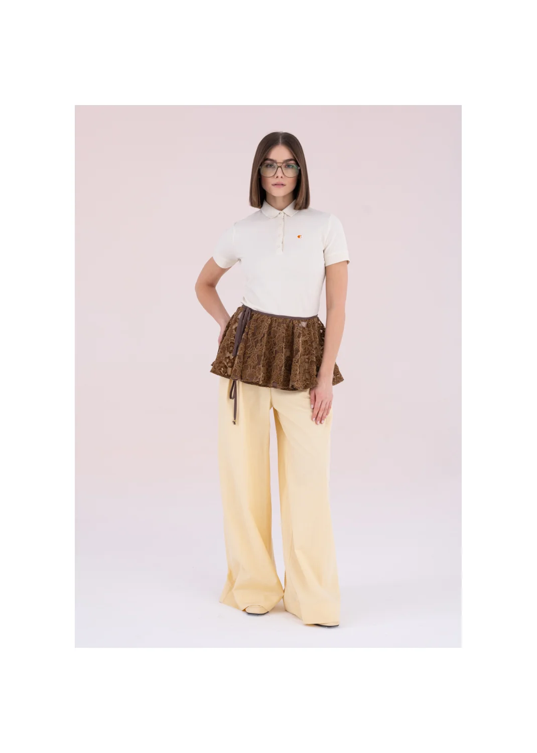 MISTY polo shirt almond - 176236