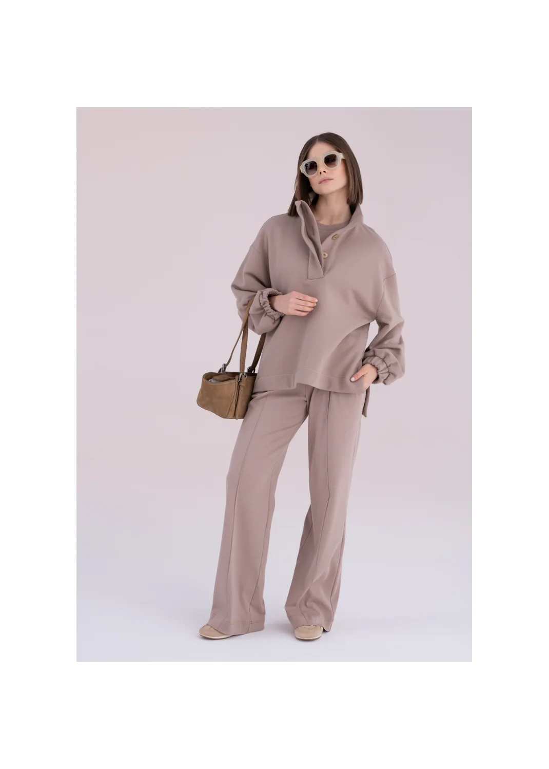 MORAINE sweatshirt mokka - 176750