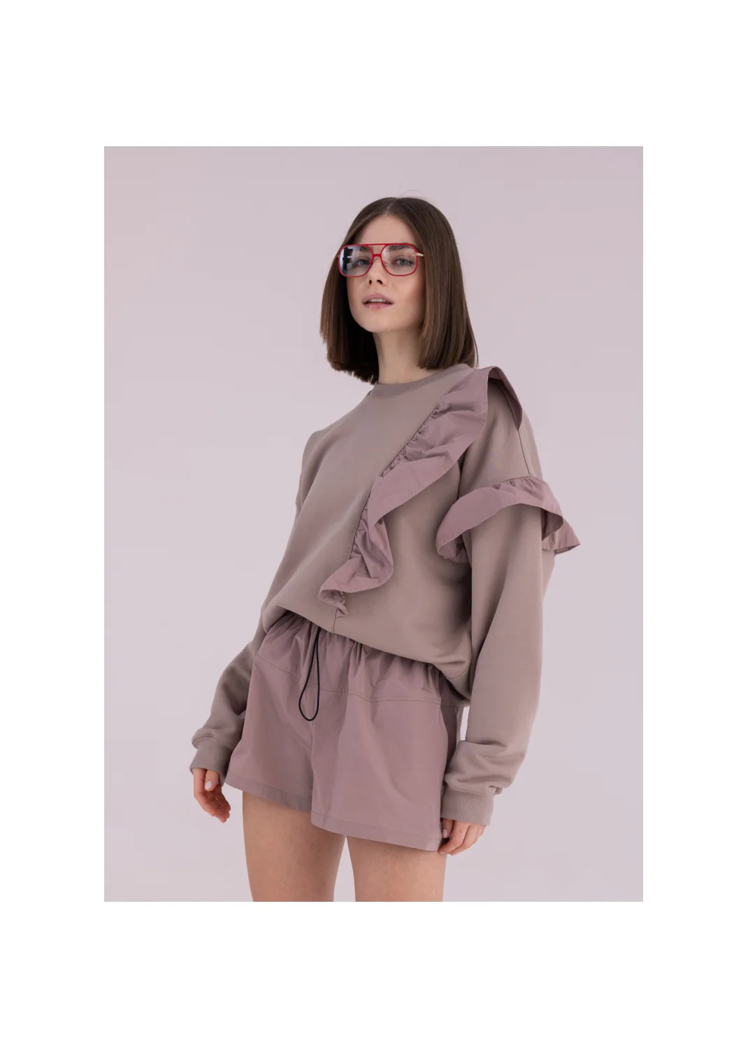 LOBEL sweatshirt mokka - 176221