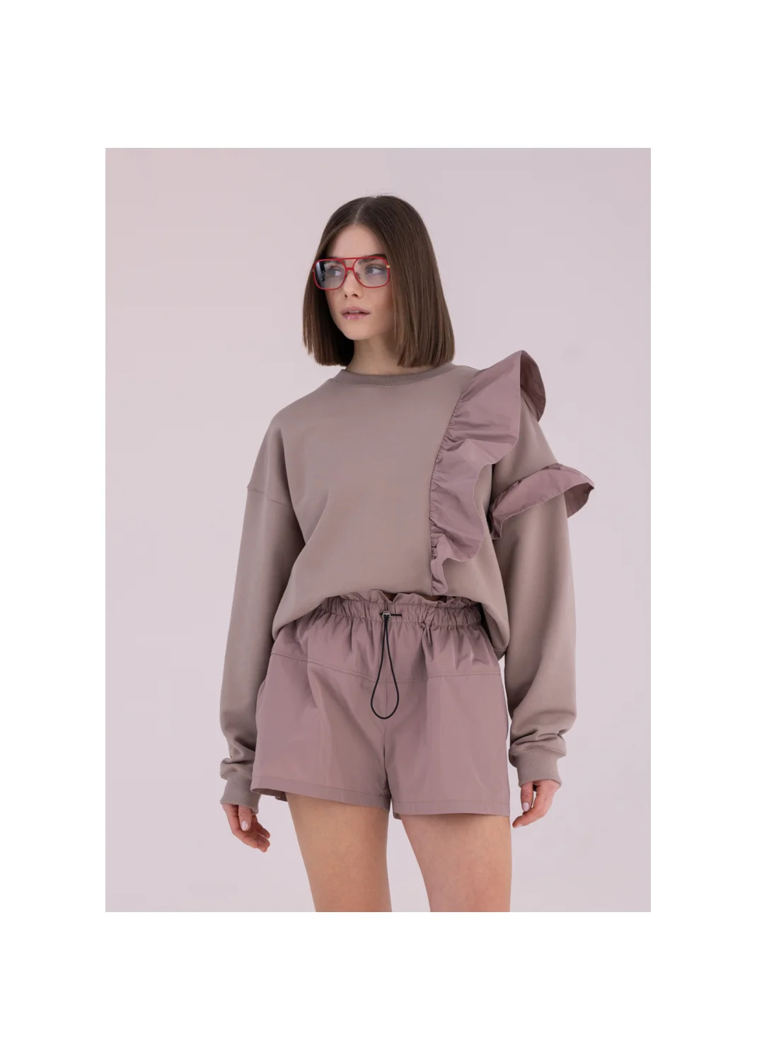 LOBEL sweatshirt mokka - 176214