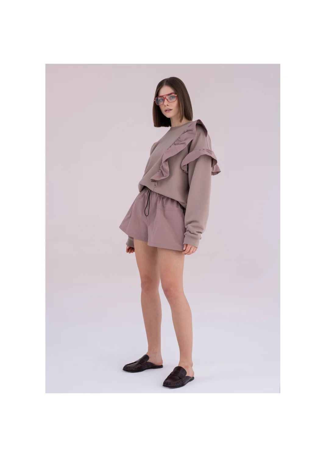 LOBEL sweatshirt mokka - 176216