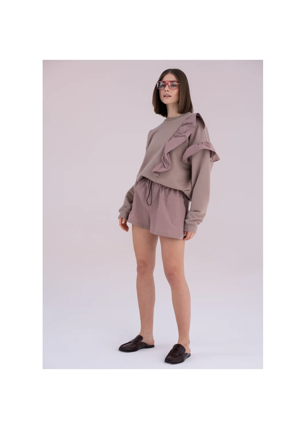 LOBEL sweatshirt mokka - 176220