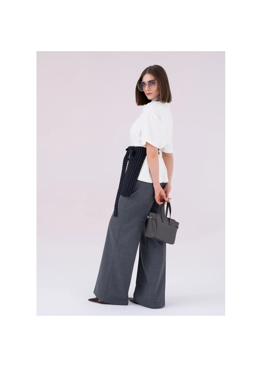 Pocket apron SAKKIE stripes - 176150