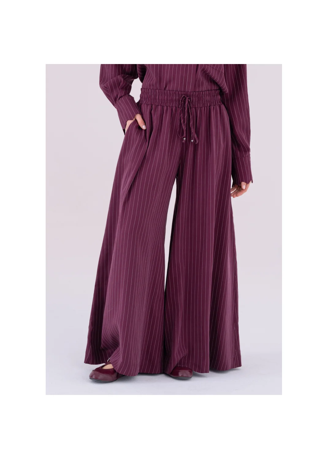  SILEN burgundy trousers - 176140