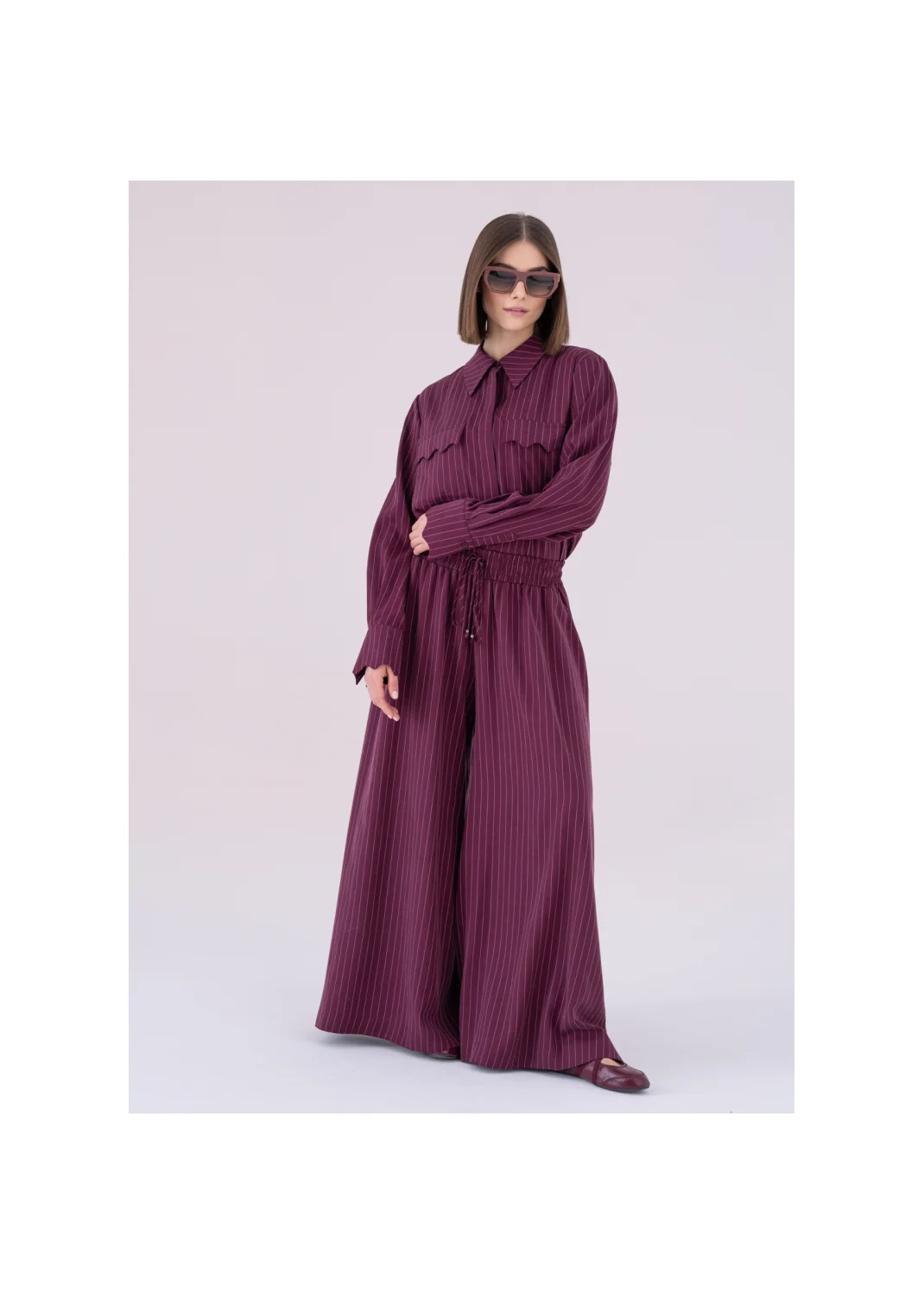 SILEN burgundy trousers - 176141