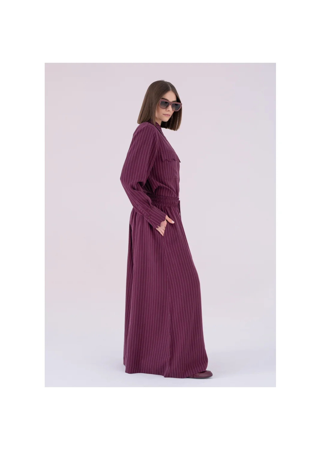  SILEN burgundy trousers - 176143