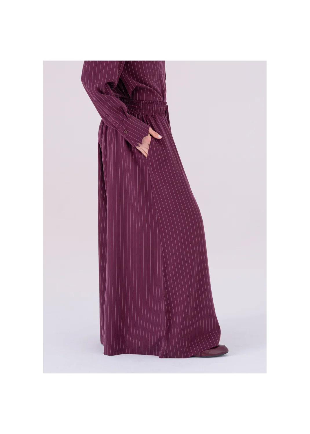  SILEN burgundy trousers - 176144