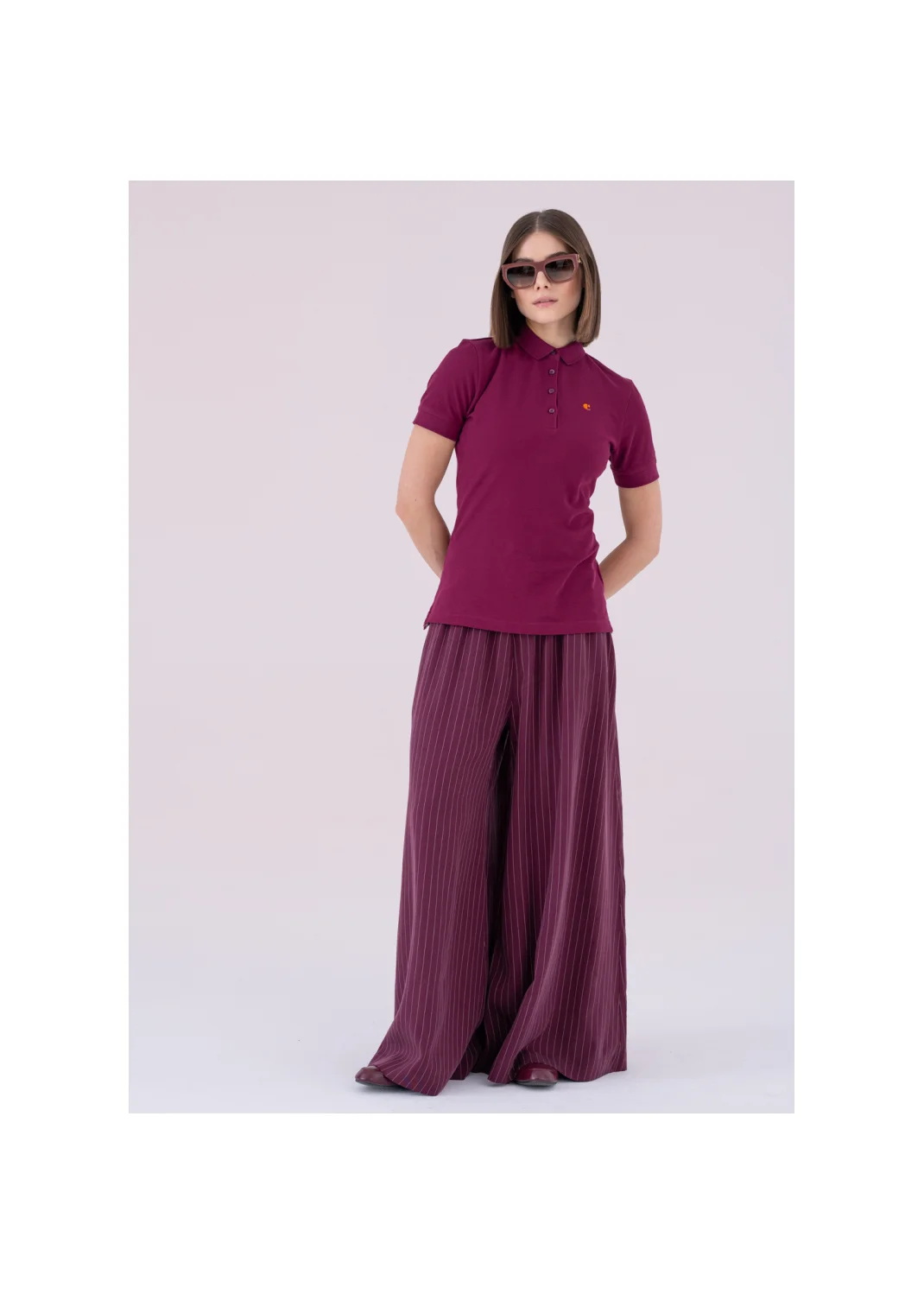  SILEN burgundy trousers - 176134