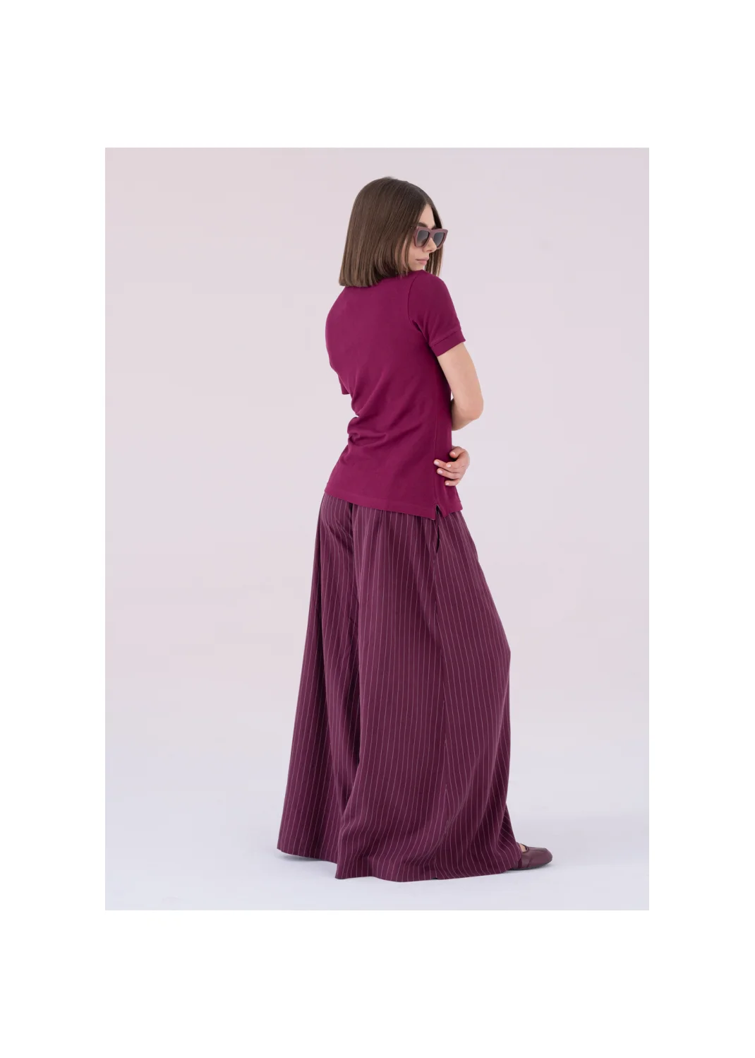  SILEN burgundy trousers - 176136