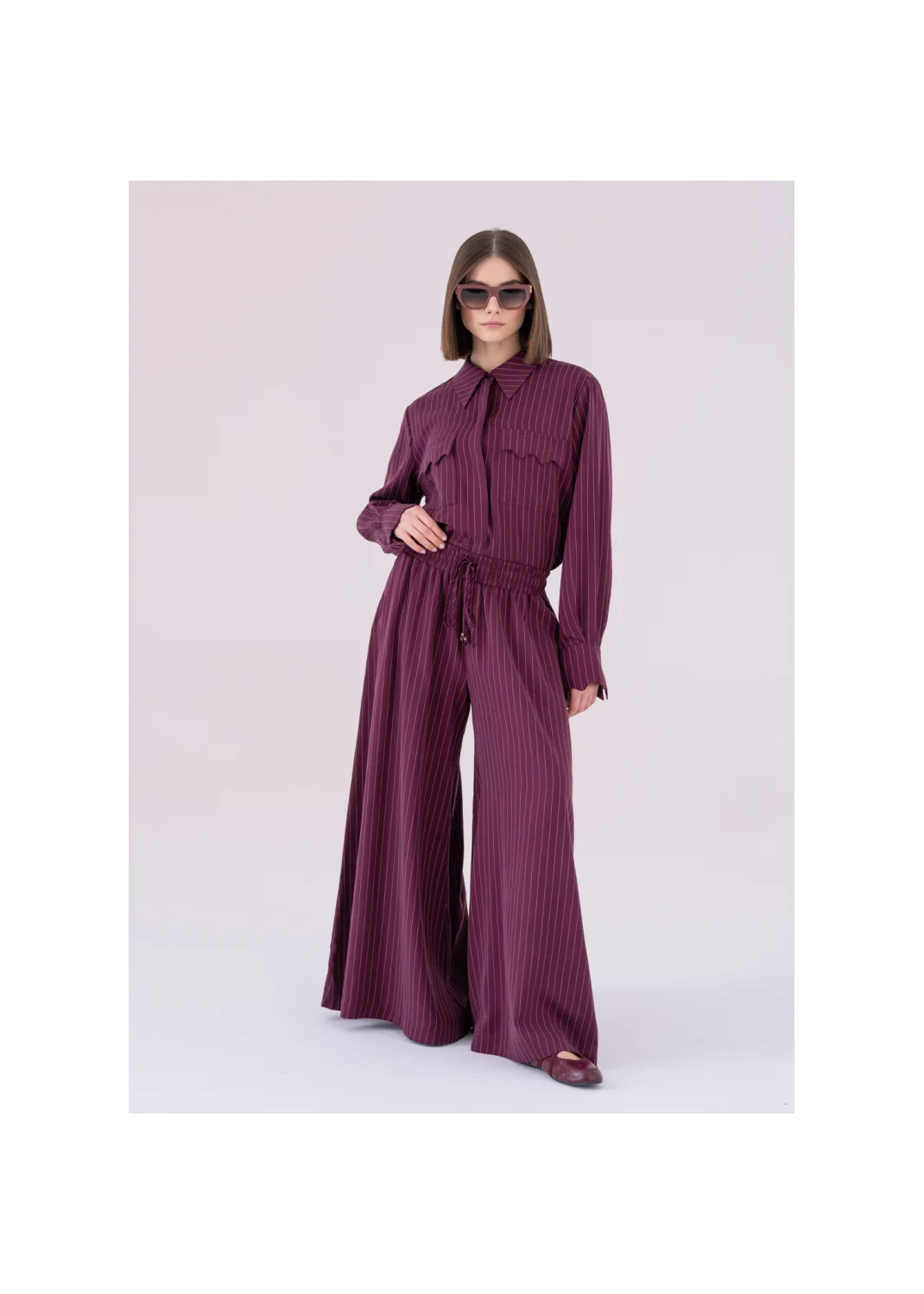  SILEN burgundy trousers - 176137