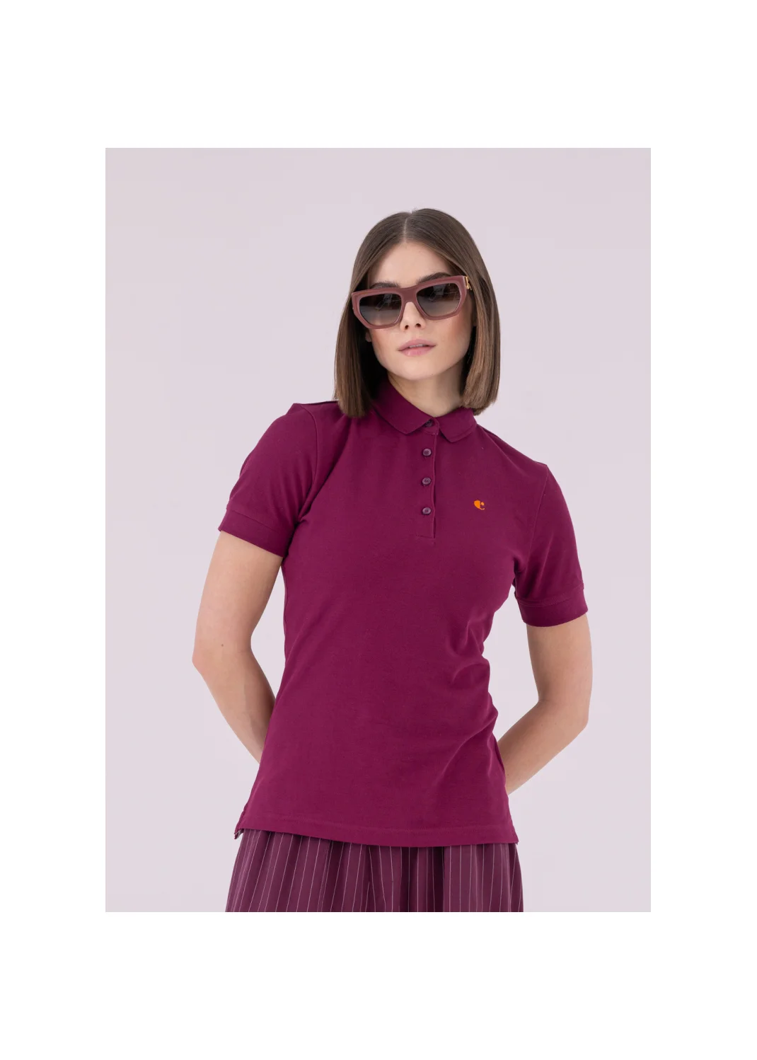 MISTY merlot polo shirt - 176112