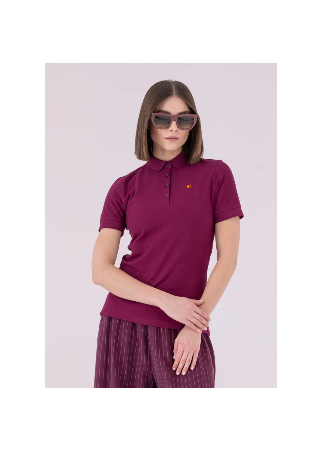 MISTY merlot polo shirt - 176114