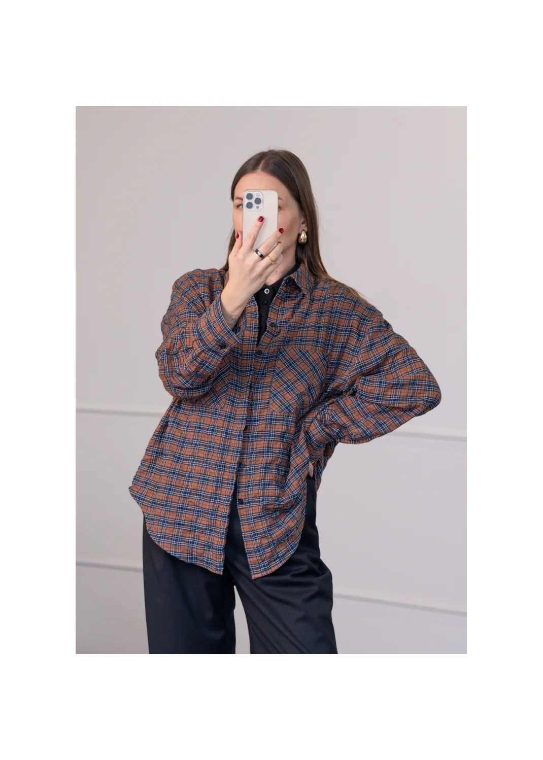  KLIVIA check shirt - 178827