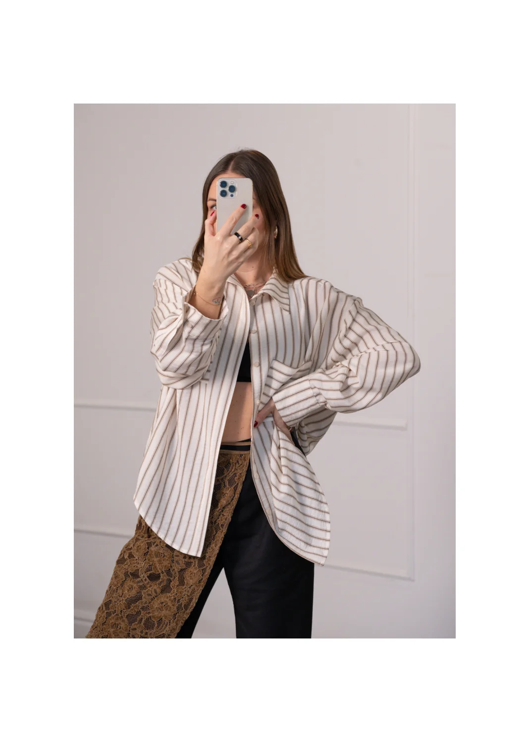 KLIVIA striped shirt - 178826