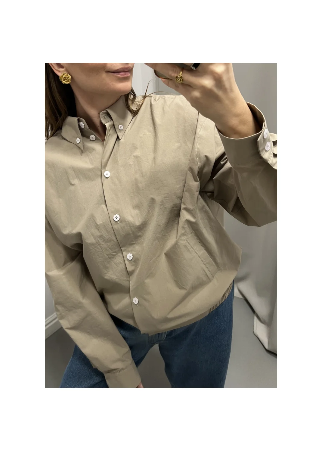 CLOUD shirt taupe - 179783