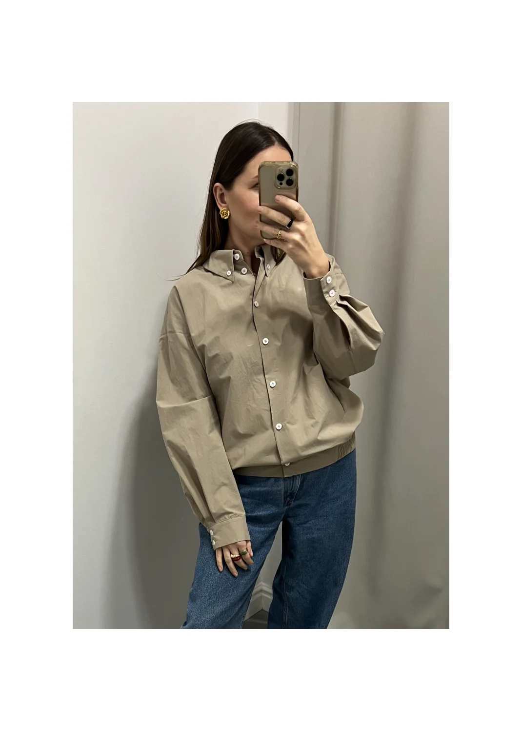 CLOUD shirt taupe - 179784