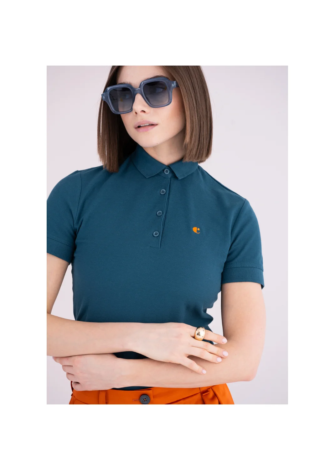 MISTY petrol polo shirt - 180441