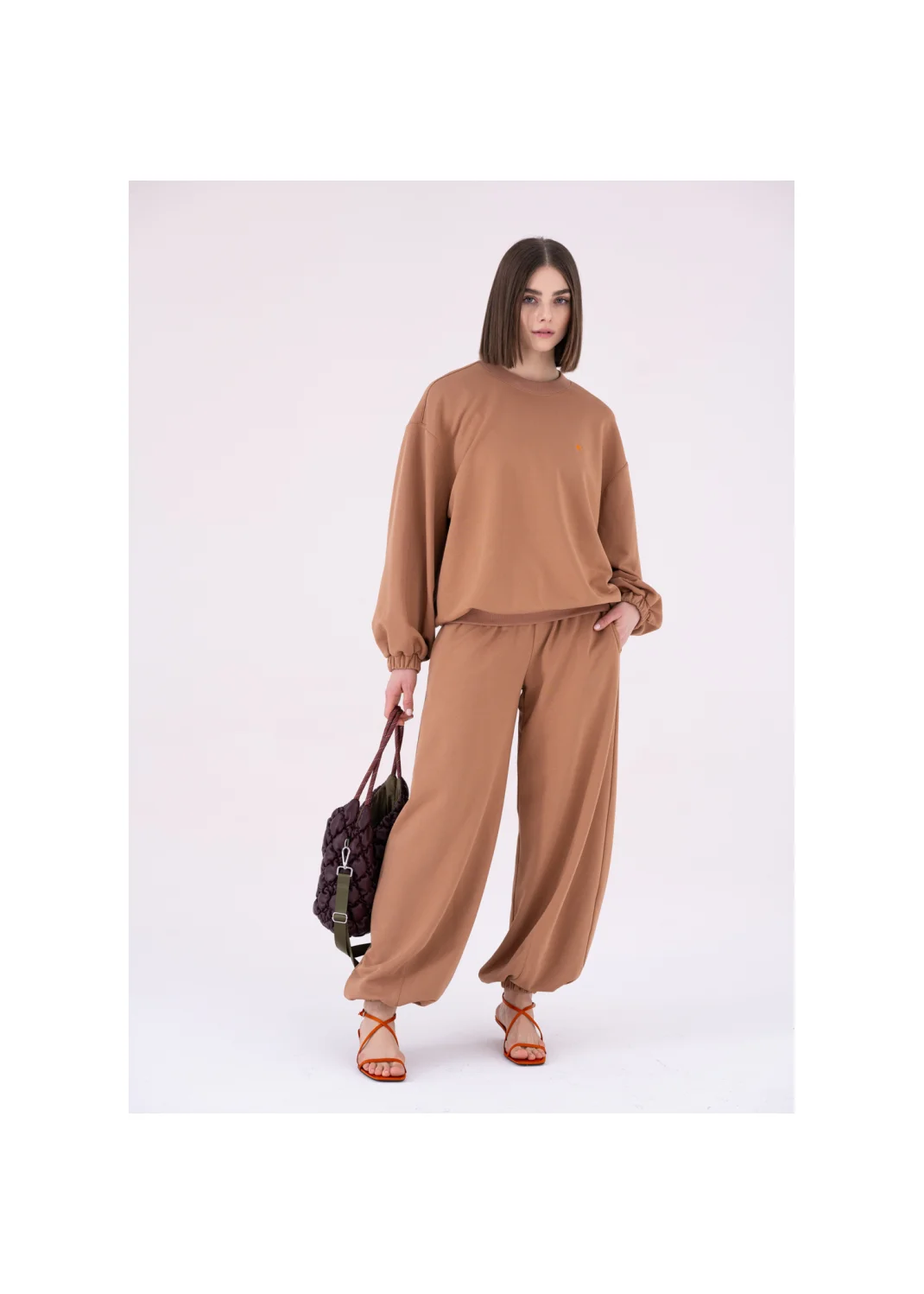 NORDIC camel trousers - 180569