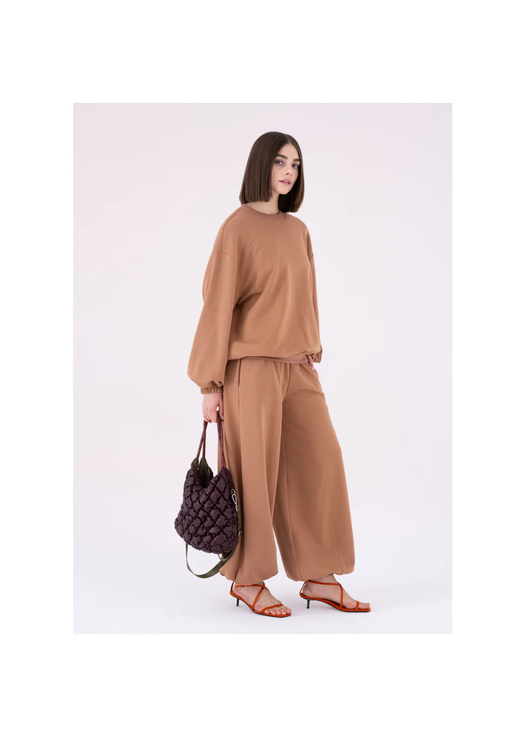 NORDIC camel sweatshirt - 180454