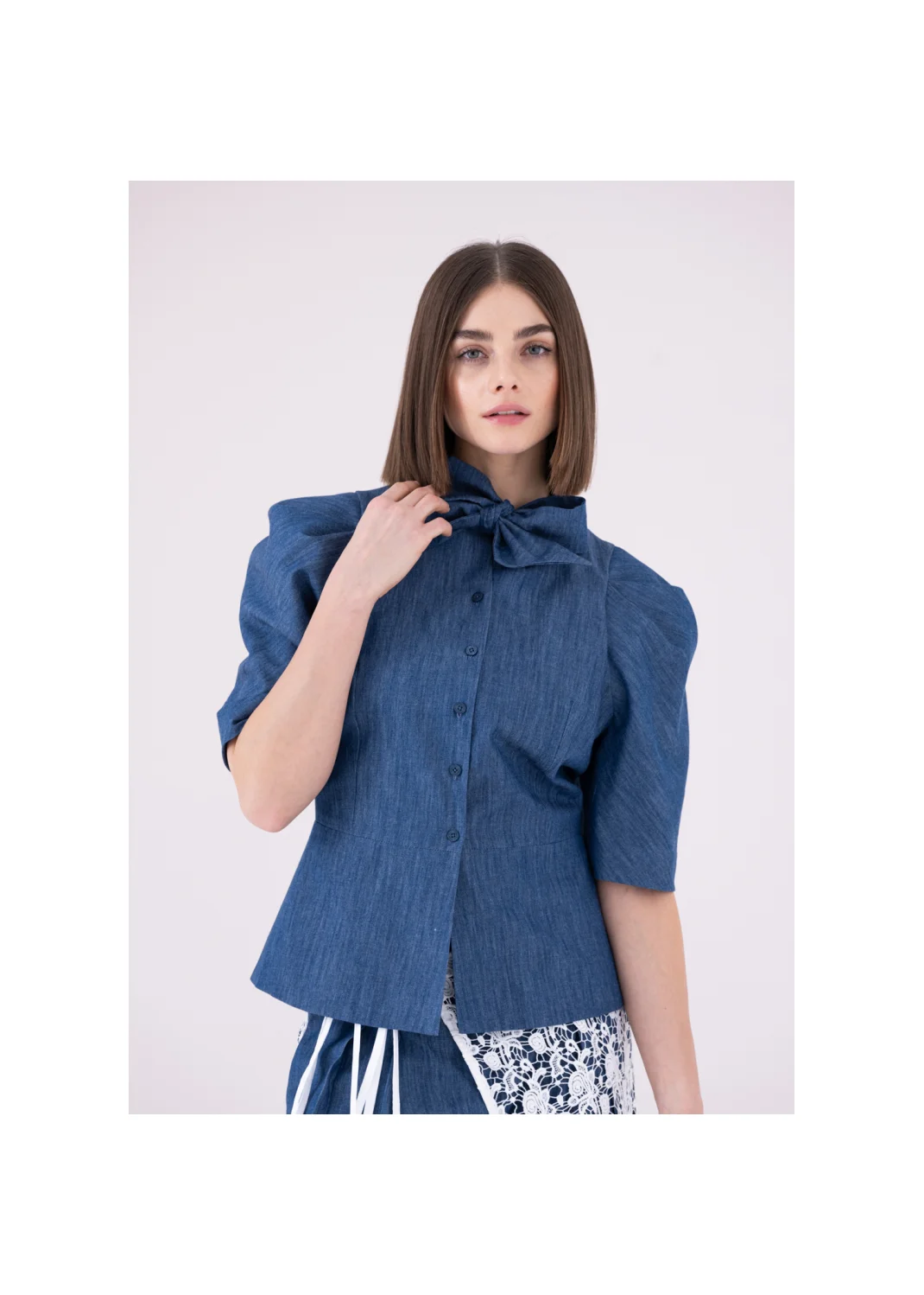 ZINIA jeans blouse - 180506