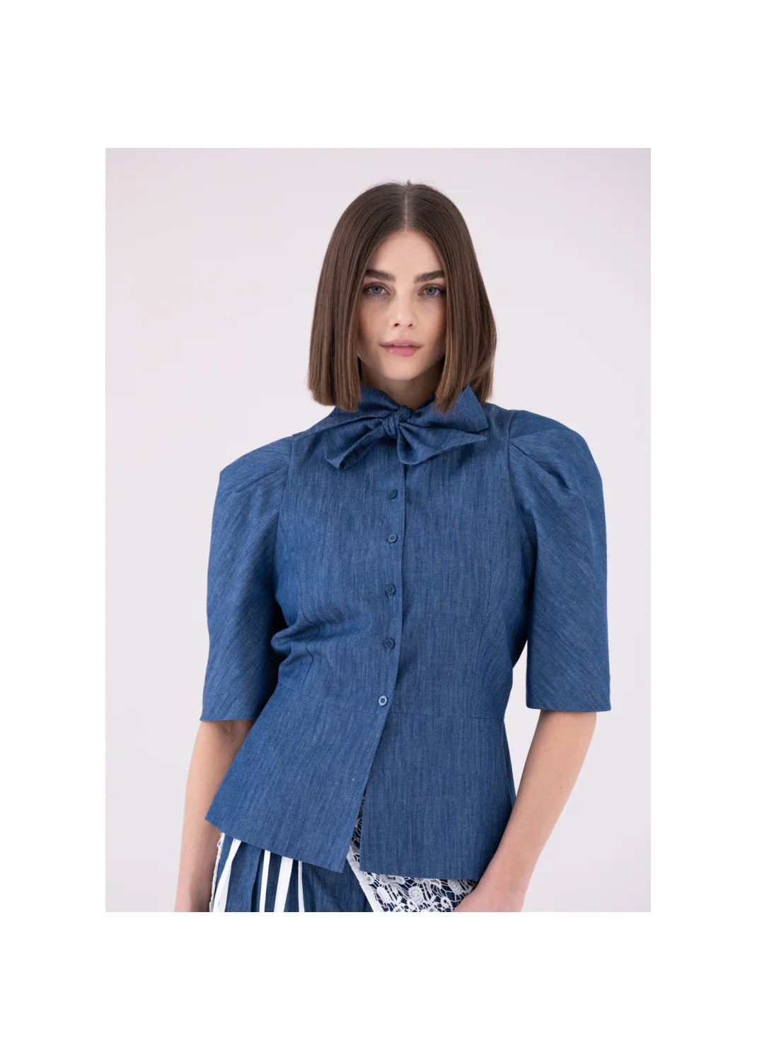 ZINIA jeans blouse - 180507