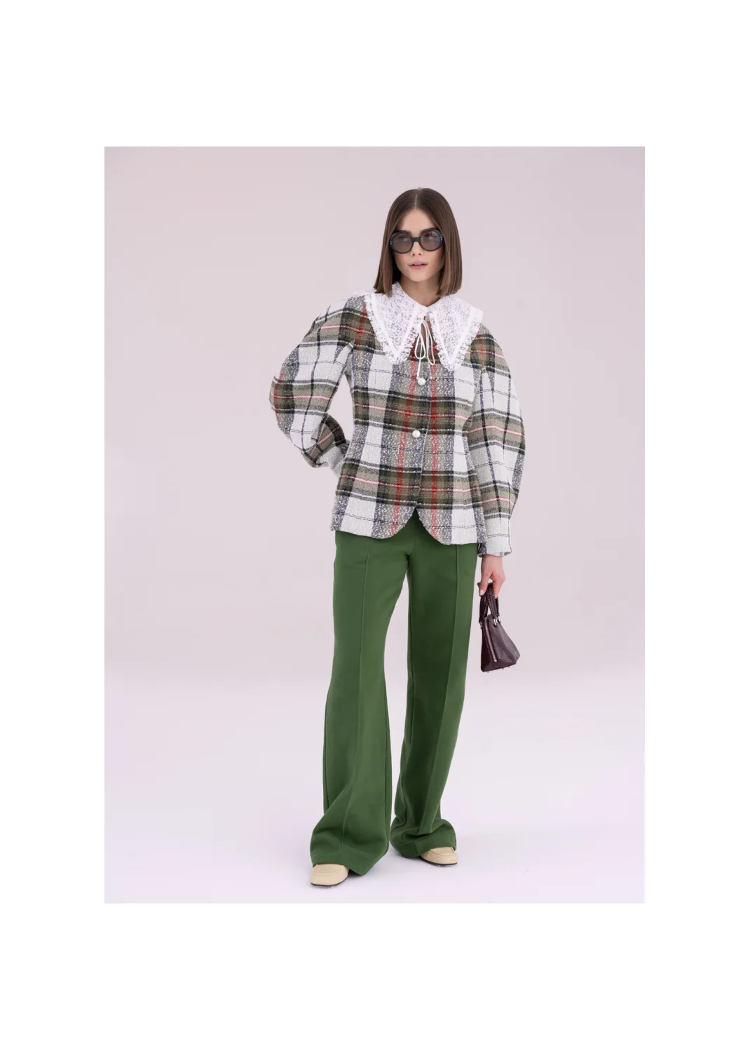 AURETTE checkered jacket - 185198