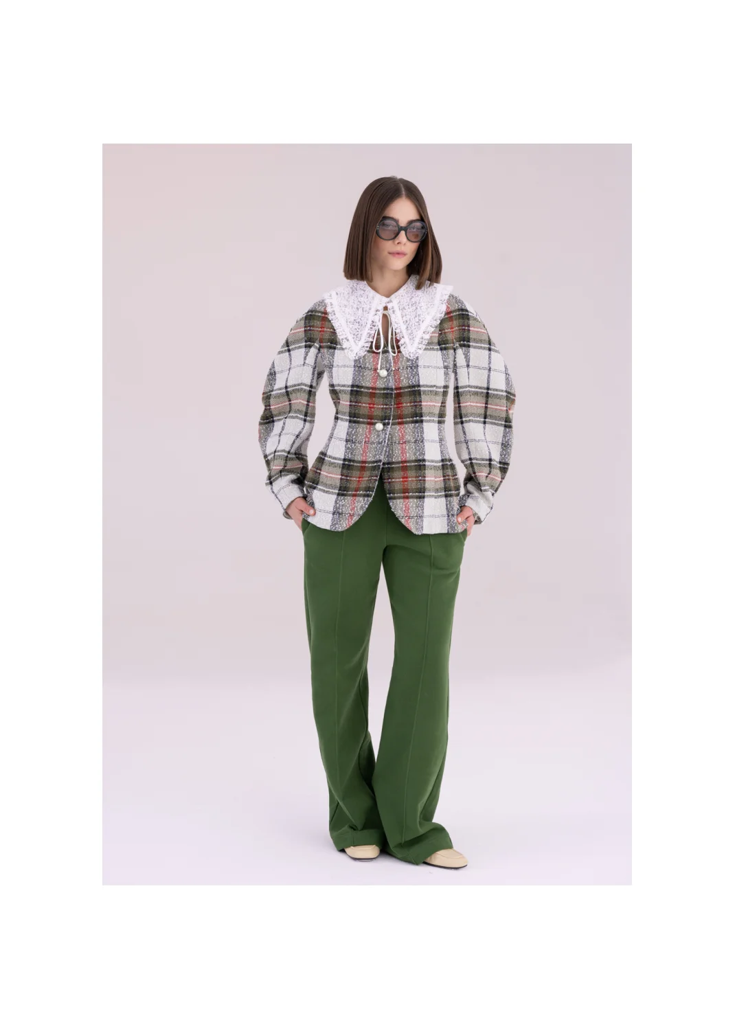 AURETTE checkered jacket - 185199