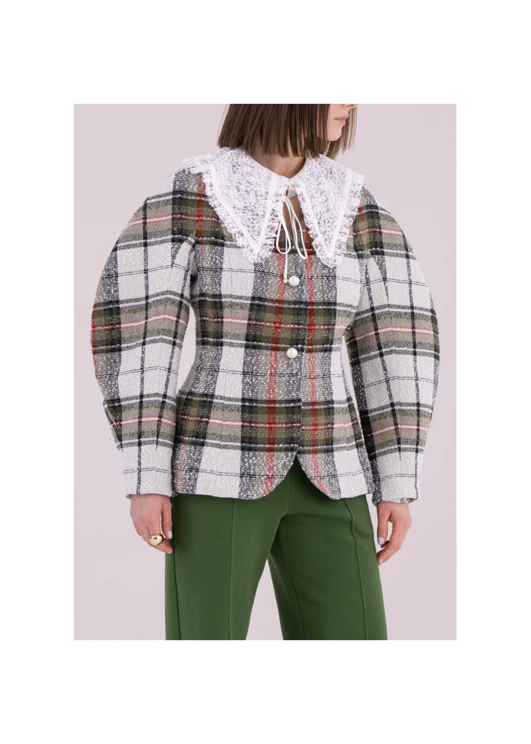 AURETTE checkered jacket - 185200