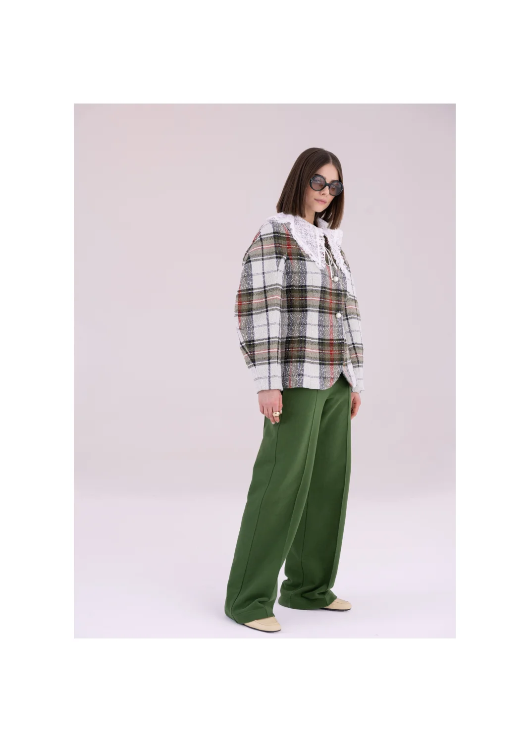 AURETTE checkered jacket - 185201