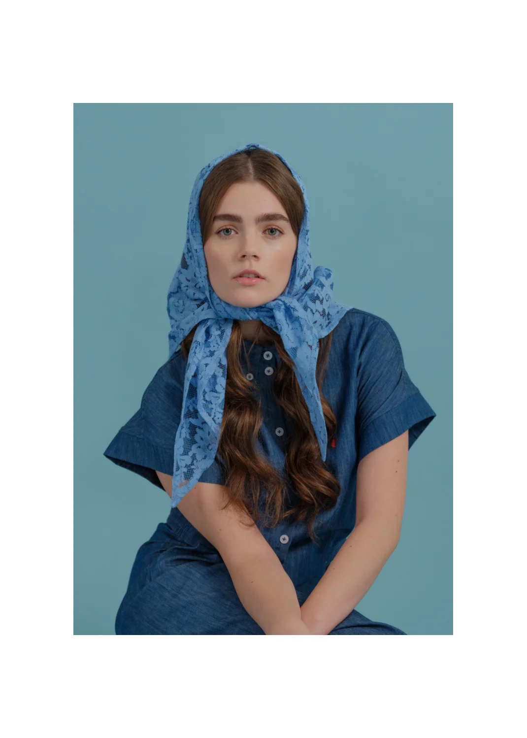 BLUEBELL lace shawl - 185609