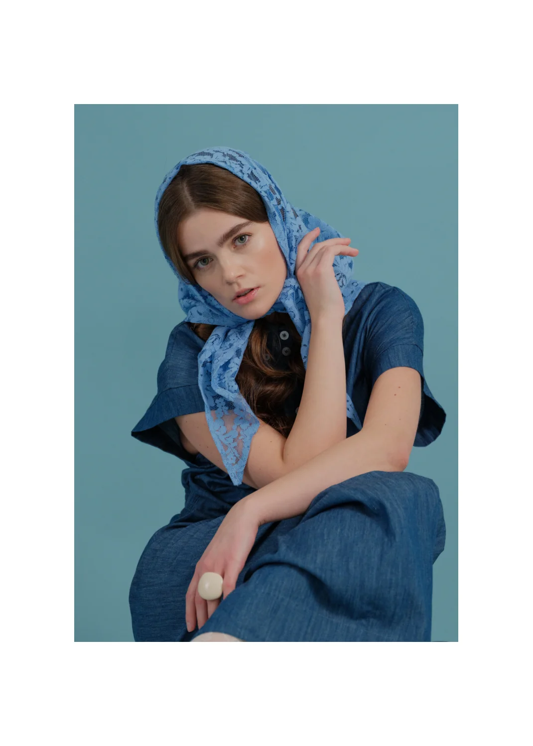 BLUEBELL lace shawl - 185610