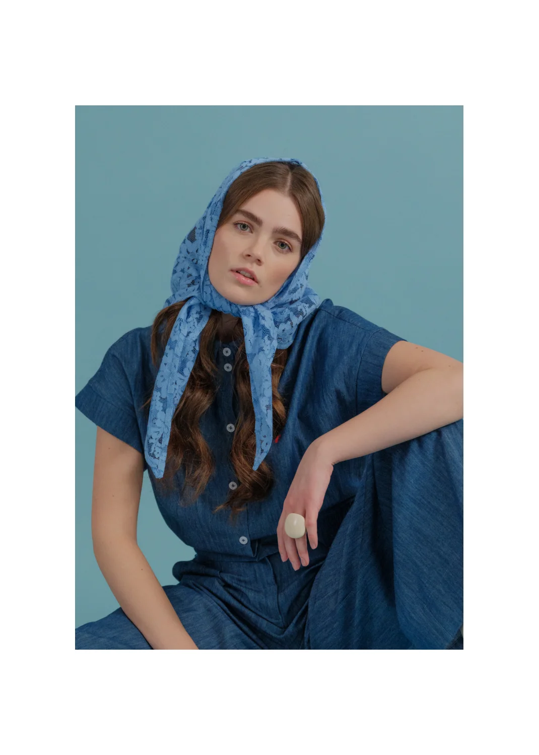 BLUEBELL lace shawl - 185611