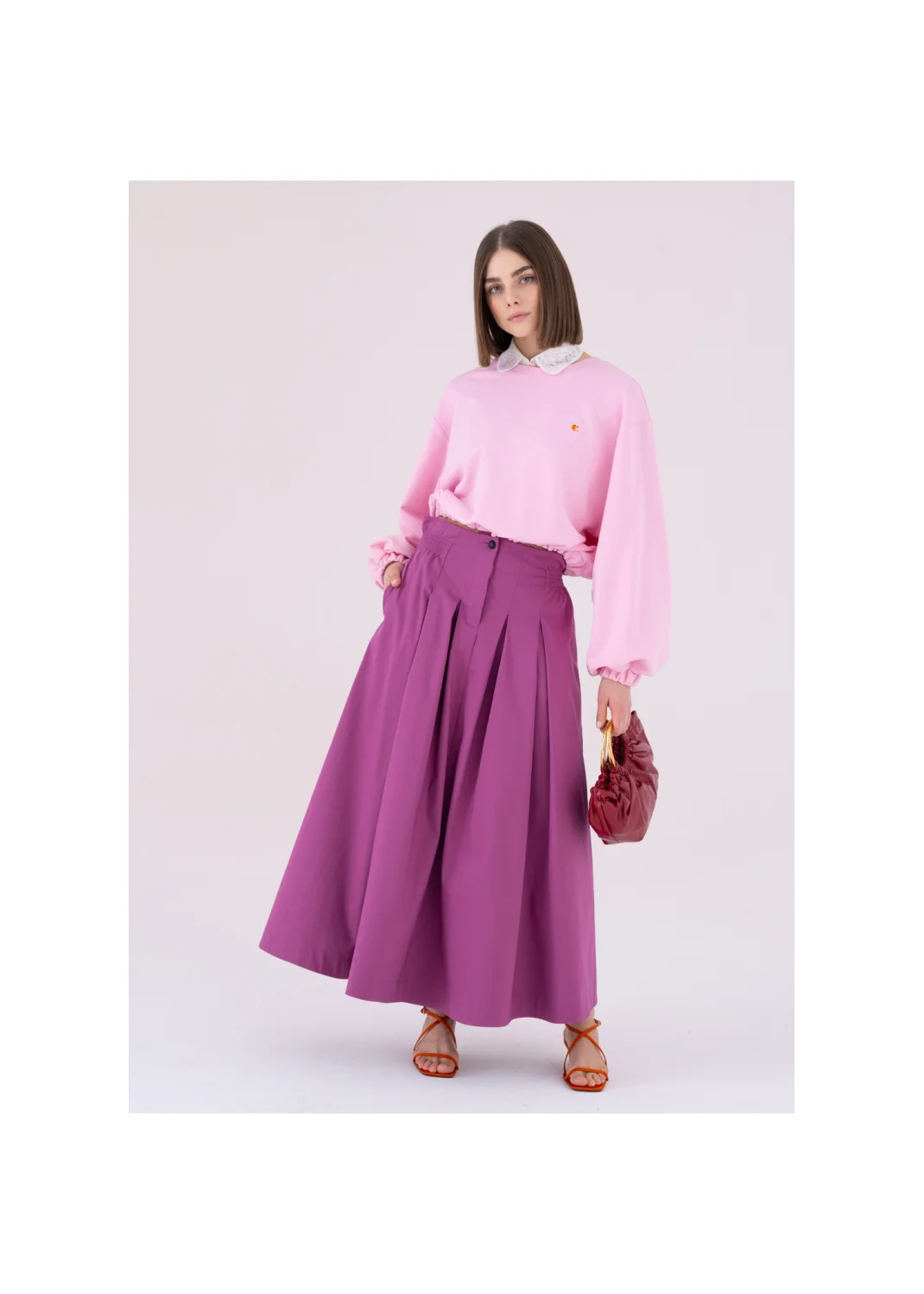 PEARL sweatshirt pink - 185396