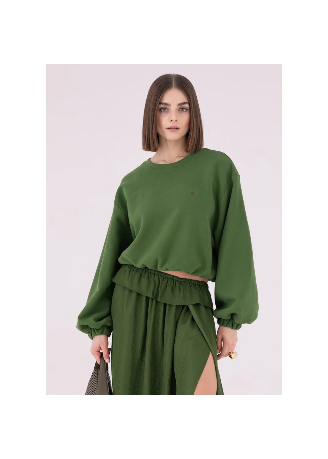  PEARL sweatshirt green - 185531