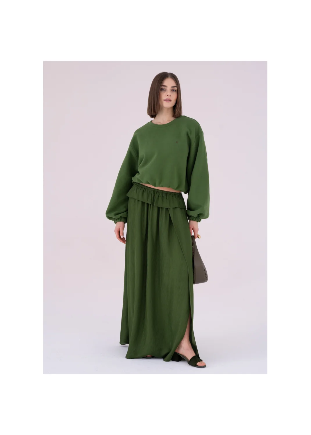  PEARL sweatshirt green - 185533