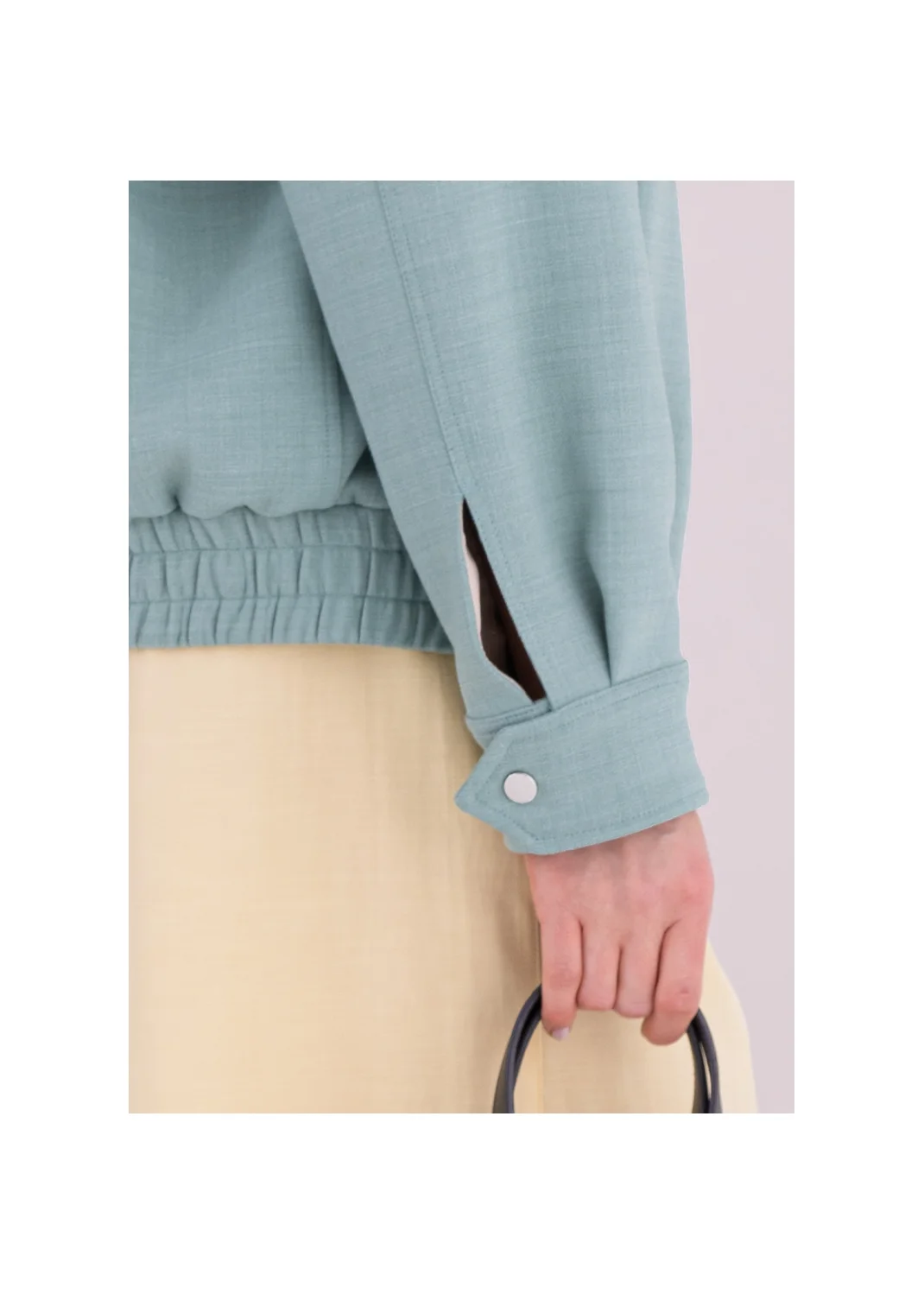 VIVID sage bomber jacket - 185481