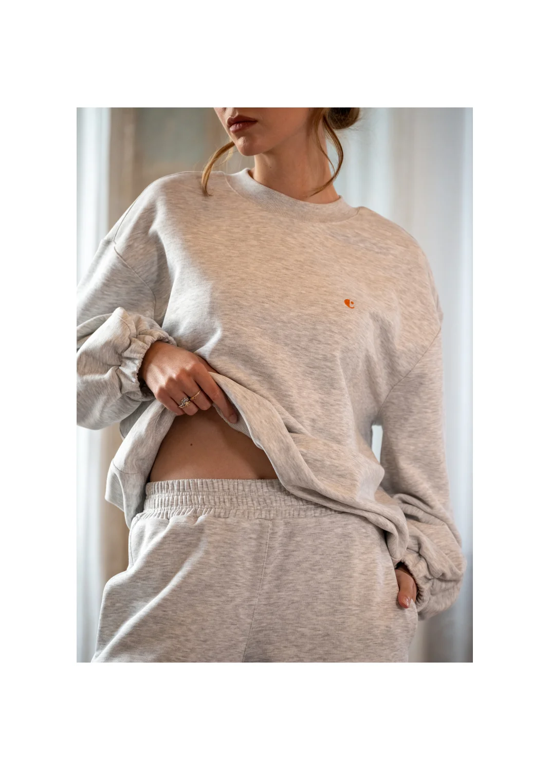 NORDIC gray sweatshirt - 186907
