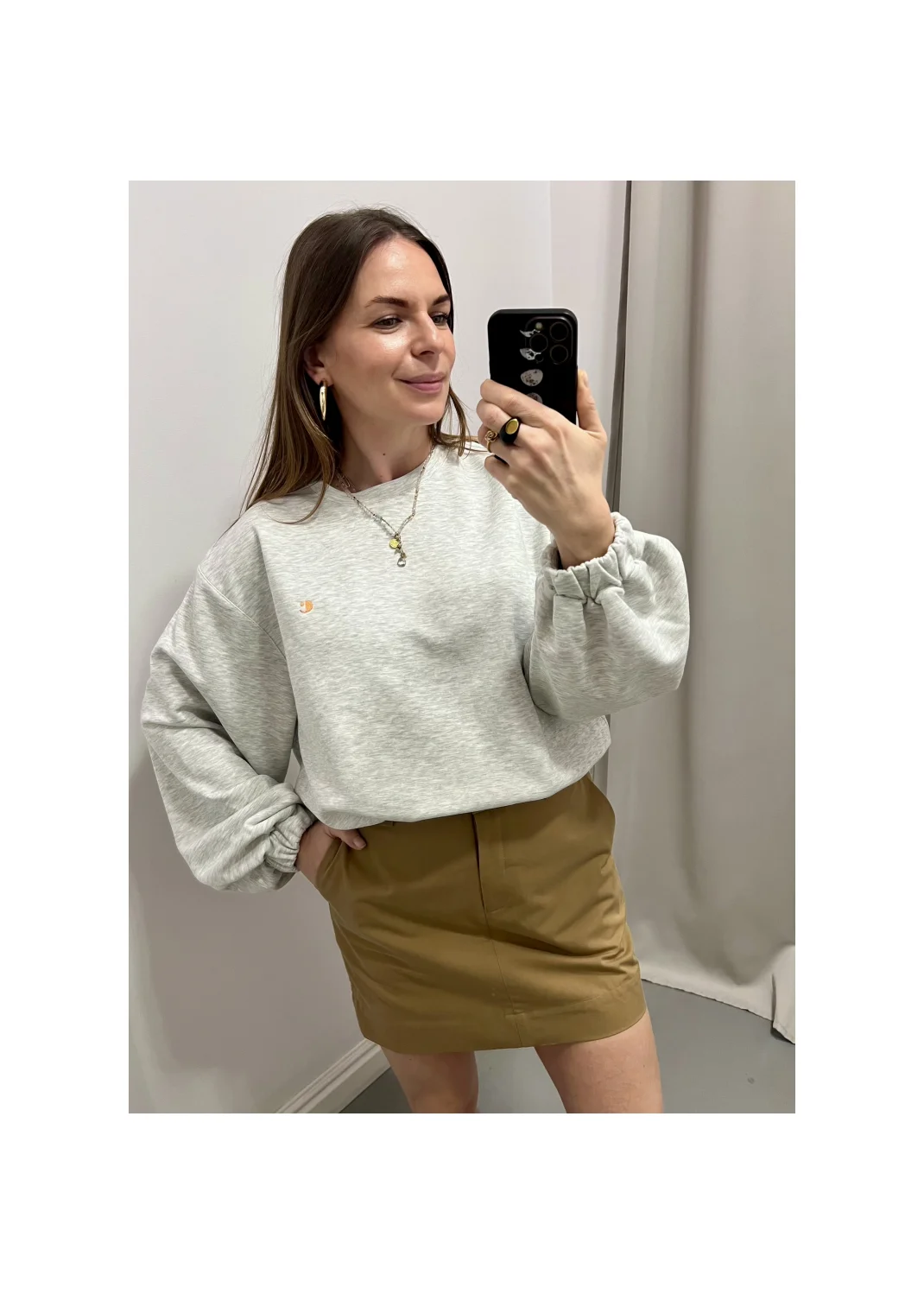 PEARL sweatshirt gray - 186916