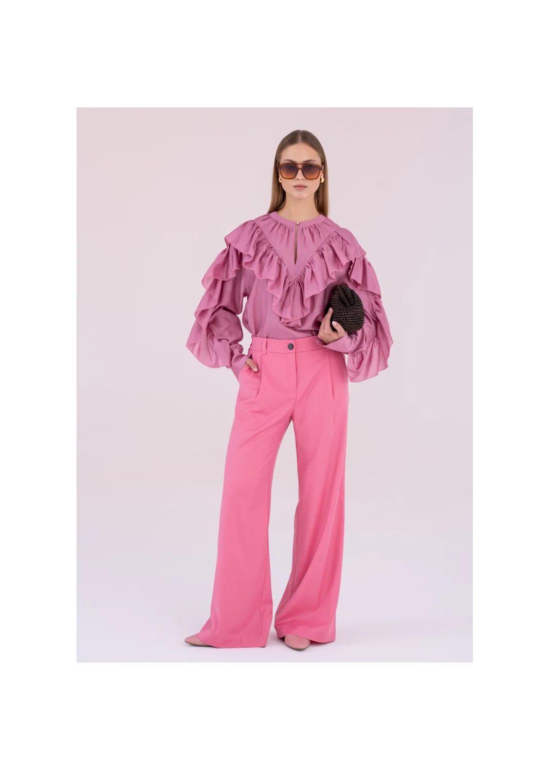 OLDROSE watermelon trousers - 188225